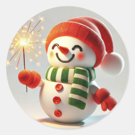 Adesivo Snowman animado