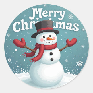Adesivo Snowman e Feliz Natal
