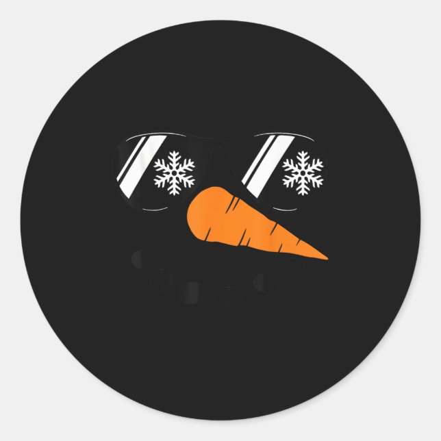 Adesivo Snowman Face Family Christmas Matching Costume Men (Frente)