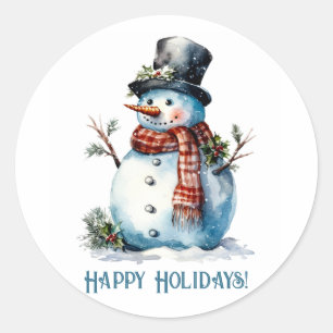 Adesivo Snowman Gift Sticker