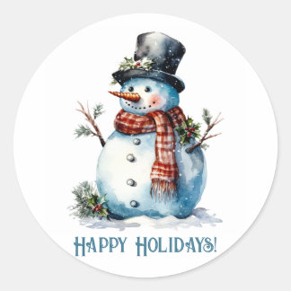 Adesivo Snowman Gift Sticker