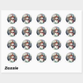 Adesivo Snowman Merry Christmas Sticker