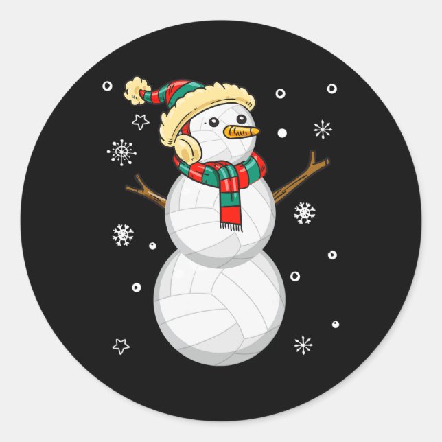 Adesivo Snowman Natal Presente Tee Xmas Snowmie (Frente)