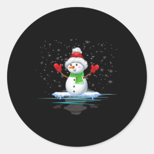 Adesivo Snowman Papais noeis de Natal Família Xmas Engraça