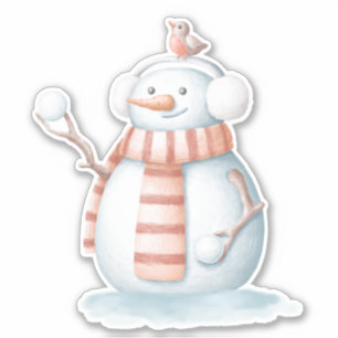 Adesivo Snowman sticker