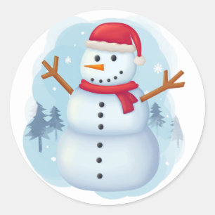 Adesivo Snowman Sticker