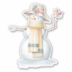 Adesivo Snowman sticker