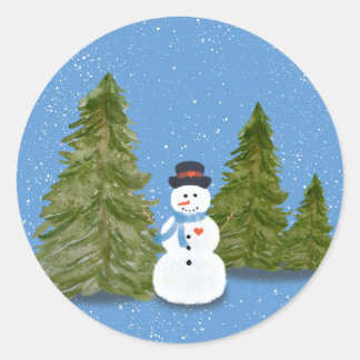 Adesivo Snowman sticker