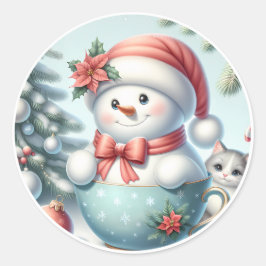 Adesivo Snowman sticker