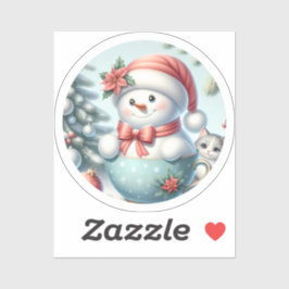 Adesivo Snowman sticker