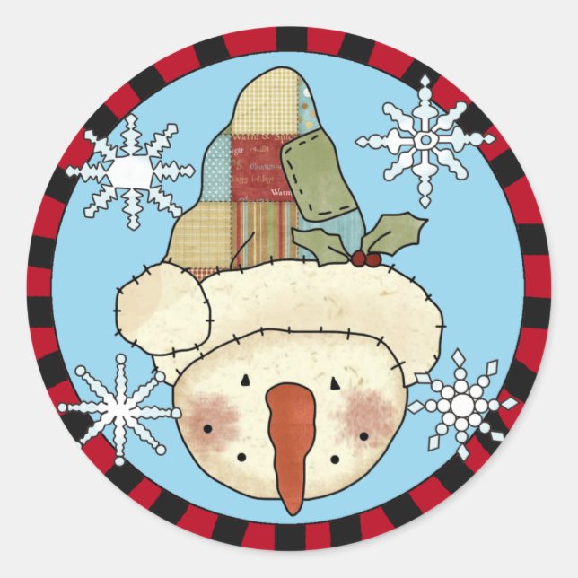 Adesivo Snowman Stickers (Frente)