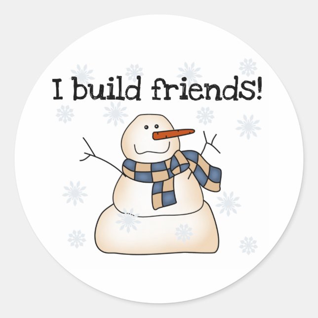 Adesivo Snowman Winter Friends (Frente)