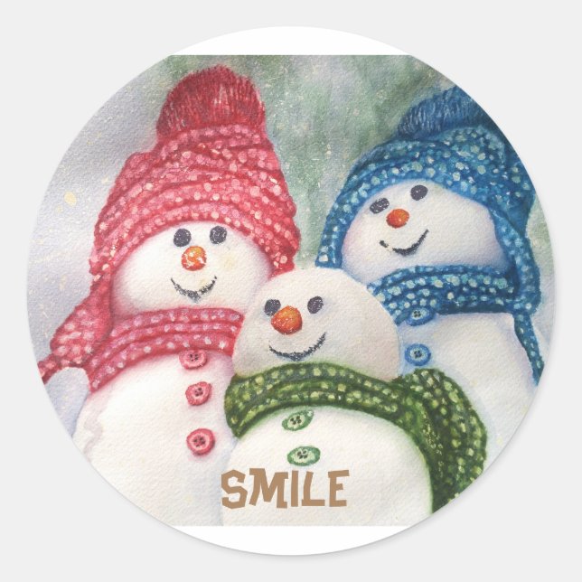 Adesivo SNOWMEN Sticker (Frente)