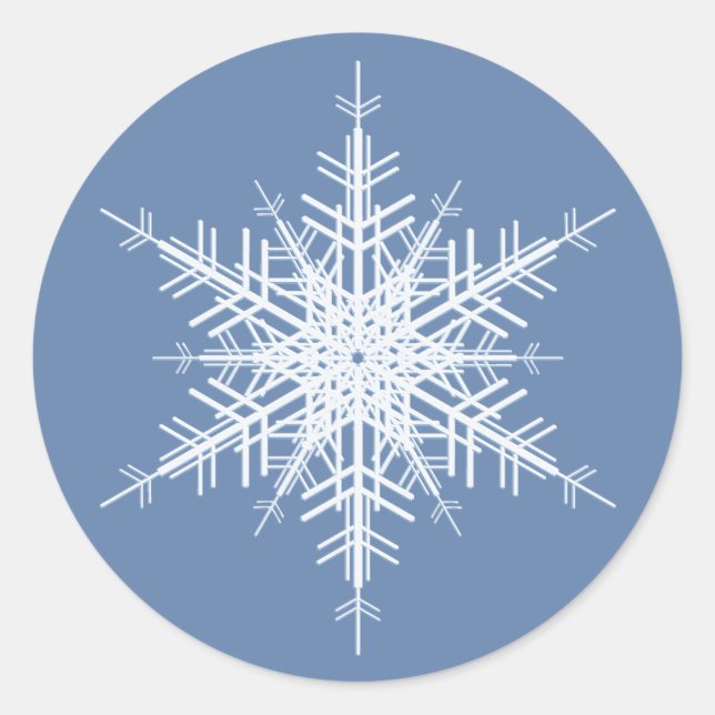 Adesivo Snowy Blue Sticker (Frente)
