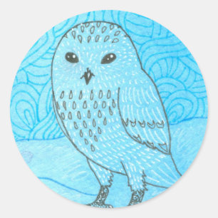 Adesivo Snowy Owl Sticker