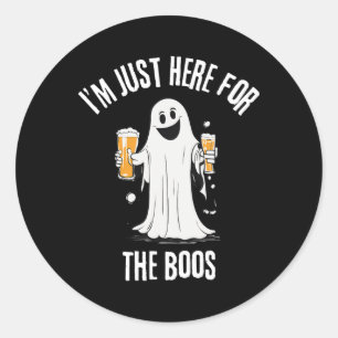 Adesivo Só Aqui Para O Fantasma Engraçado Boos Halloween