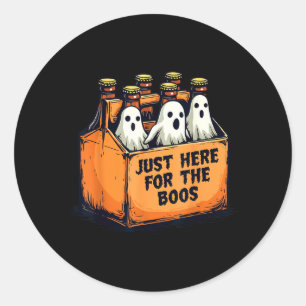 Adesivo Só Aqui pelos Boos Cerveja de Fantasma Divertida d
