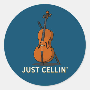 Adesivo Só Cellin Cello Impressão