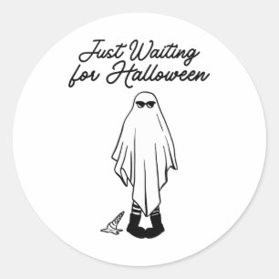 Adesivo Só Esperando O Halloween Spooky Ghost Summer Hal