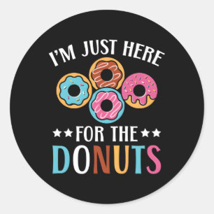 Adesivo Só Estou Aqui Para A Rosquinha Do Proprietário Da 