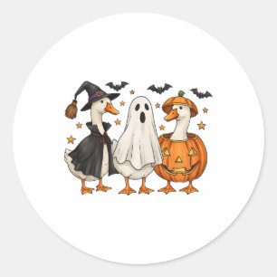 Adesivo Só Um Bobo De Ganso Louco No Halloween Engana Ha E