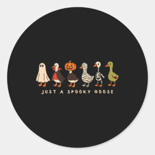 Adesivo Só Um Bobo De Ganso Louco No Halloween Engana Ha E