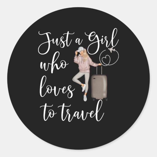 Adesivo Só Um Que Adora Viagem Viajar Nômada (Frente)