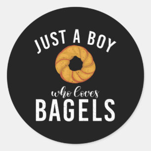 Adesivo Só um que ama Bagels Bagel