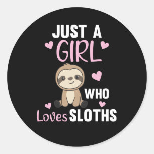 Adesivo Só uma garota que ama a safra de animais bonitos 