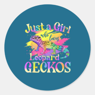 Adesivo Só Uma Rapariga Que Ama Geckos Leopardos