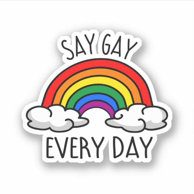 Adesivo Soa gay (Frente)