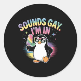Adesivo Soa Gay, estou no Design do Mês do Orgulho - Pingu
