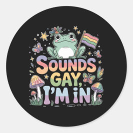 Adesivo Soa Gay, estou no Design Sapo