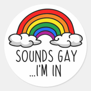 Adesivo SOA GAY I'M IN T-Shirt