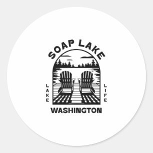 Adesivo Soap Lake Washington Ao Ar Livre Vintage