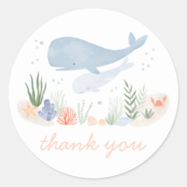 Adesivo Sob a Festa de aniversário do mar