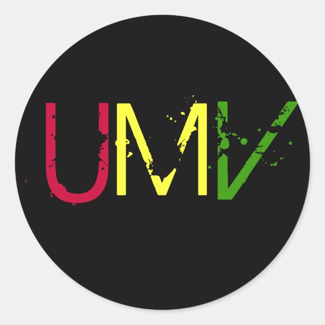 Adesivo Sob Meu Voodoo (Frente)