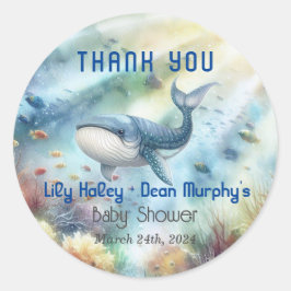 Adesivo Sob o Chá de fraldas do mar