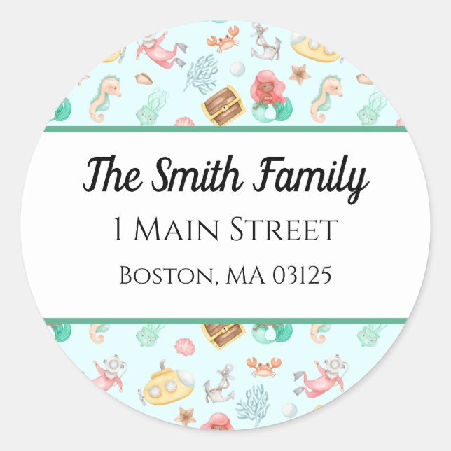 Adesivo Sob O Mar (Frente)