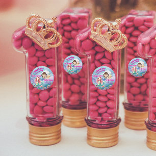 Adesivo Sob O Mar, Foto De Rapariga Mágica Da Sereia