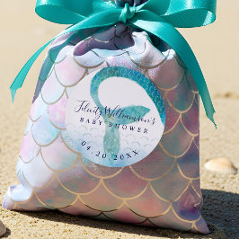 Adesivo Sob o Mar Oceano Aquarela Chá de fraldas De Sereia