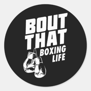 Adesivo Sobre A Camisa De Vida De Boxing - Luvas De Boxing