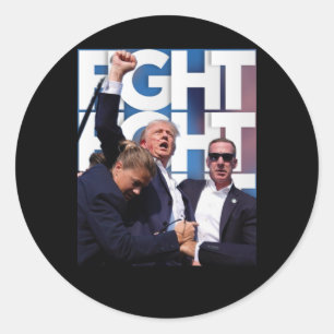 Adesivo Sobre A Luta Contra O Trump Na América Inderrotáve