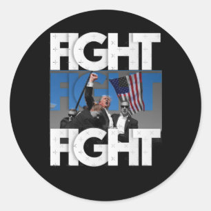 Adesivo Sobre A Luta Contra O Trump Pela América Trump Inv