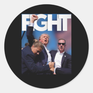 Adesivo Sobre A Luta Contra O Trump Pela América Trump Inv