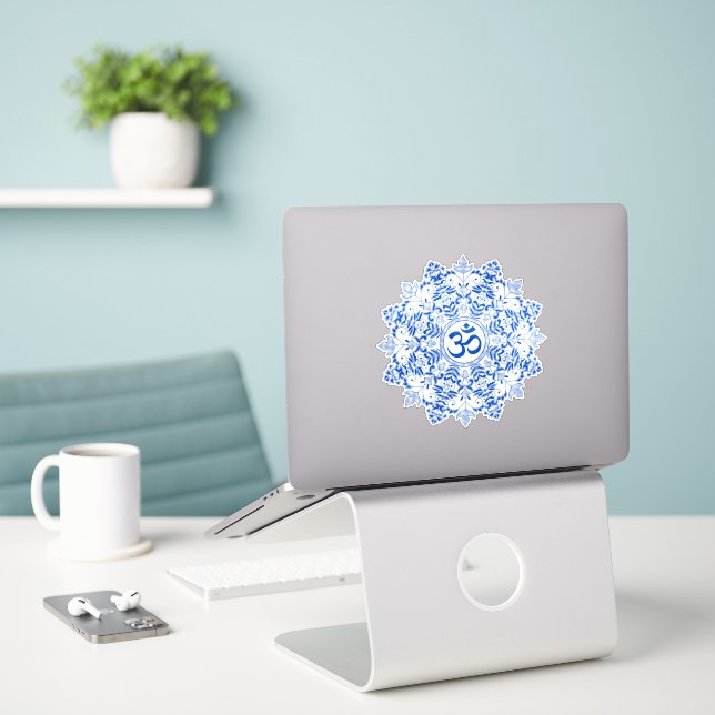 Adesivo Sobre design (Laptop na mesa)