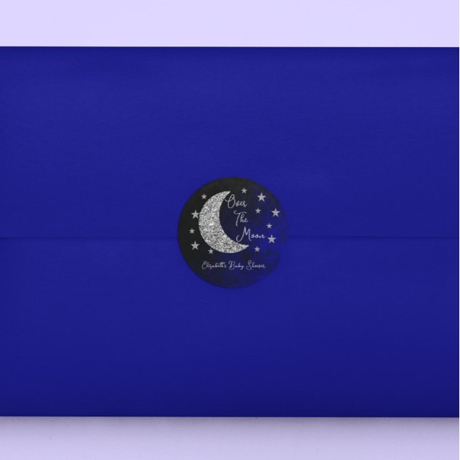 Adesivo Sobre O Chá de fraldas Da Lua (Criador carregado)