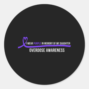 Adesivo Sobredosagem Filha Sensibilização Eu Visto Roxo