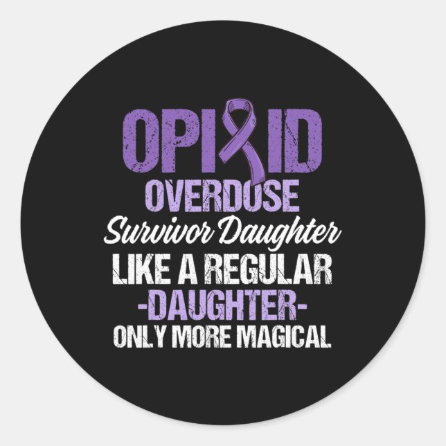 Adesivo Sobredosagem Opióide Sobrevivência do Guerreiro 58 (Frente)