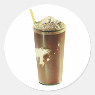 Adesivo Sobremesa Vintage, Saco de Chocolate e Creme Tijol